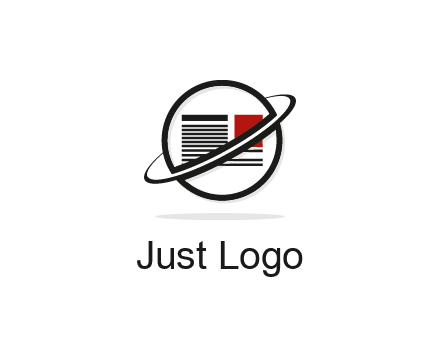 globe with paper logo