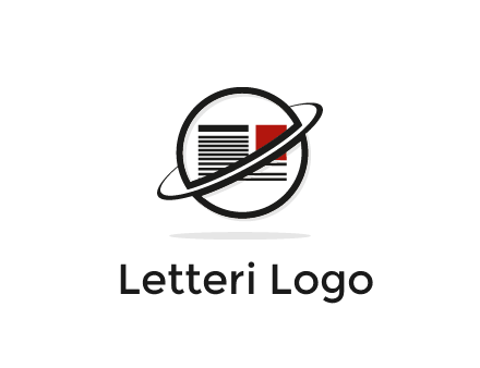 globe with paper logo