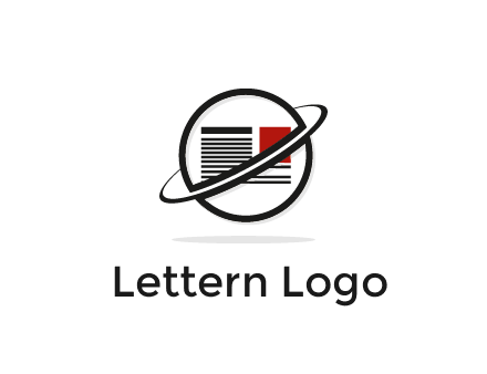 globe with paper logo