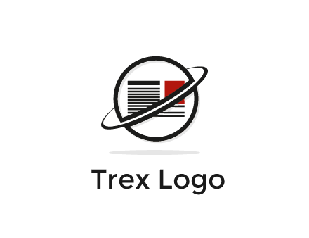 globe with paper logo