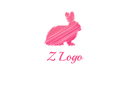scribble bunny logo