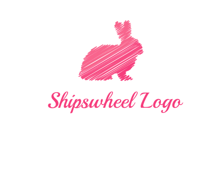 scribble bunny logo