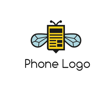 bee and page logo