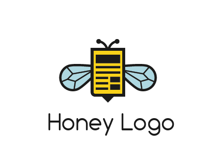 bee and page logo