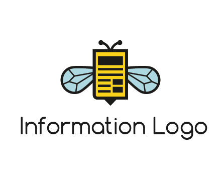 bee and page logo