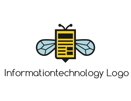 bee and page logo