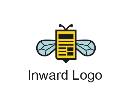 bee and page logo