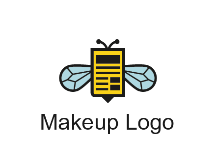 bee and page logo
