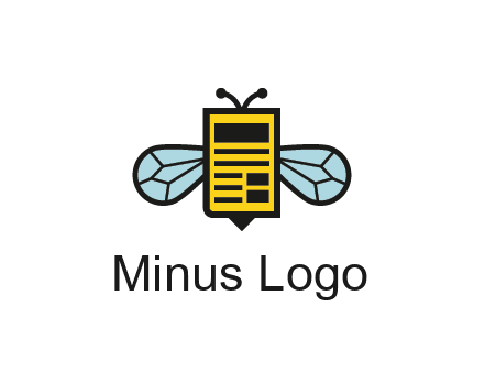 bee and page logo