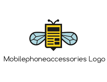 bee and page logo