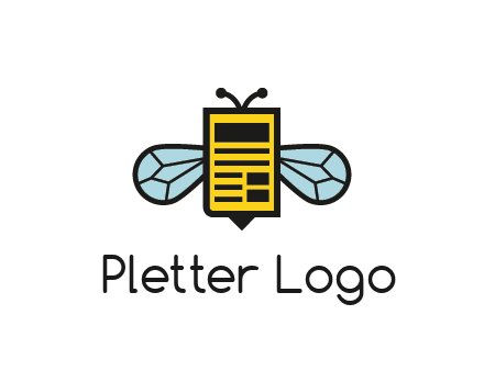 bee and page logo