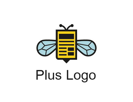 bee and page logo