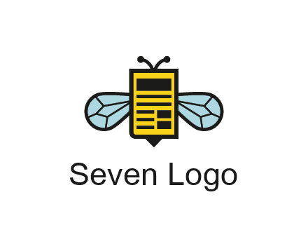 bee and page logo