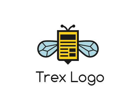 bee and page logo
