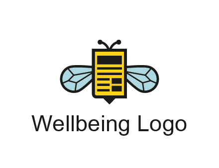 bee and page logo