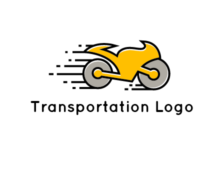 outline motorcycle logo