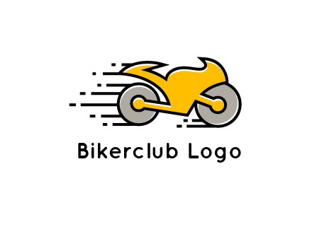 outline motorcycle logo