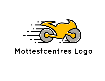 outline motorcycle logo