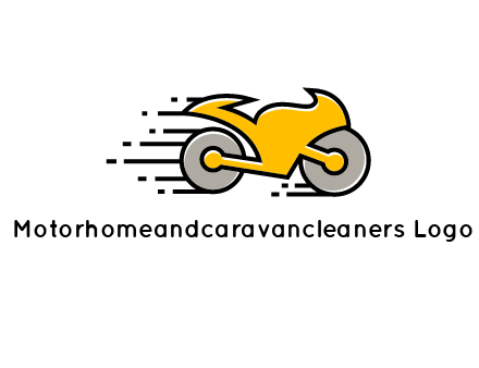 outline motorcycle logo