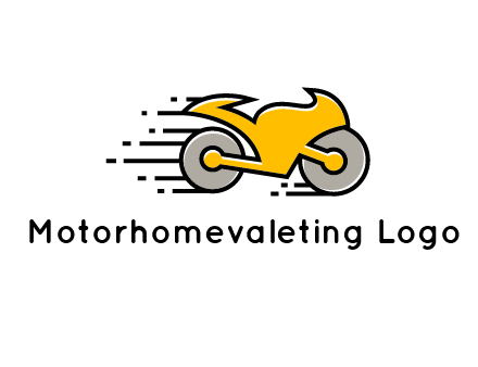 outline motorcycle logo