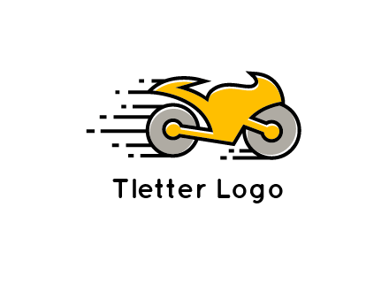 outline motorcycle logo