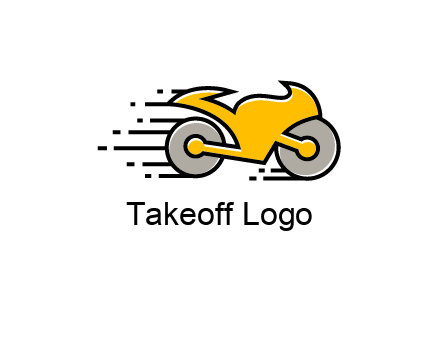 outline motorcycle logo