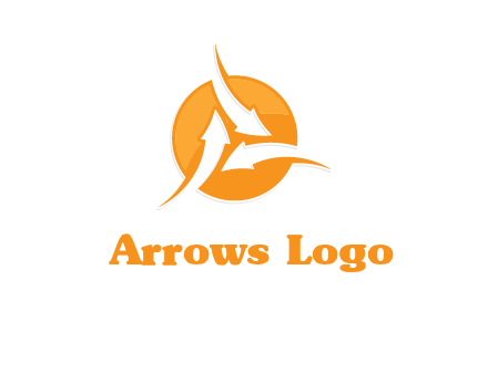 arrows inside circle logo