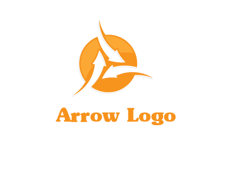 arrows inside circle logo