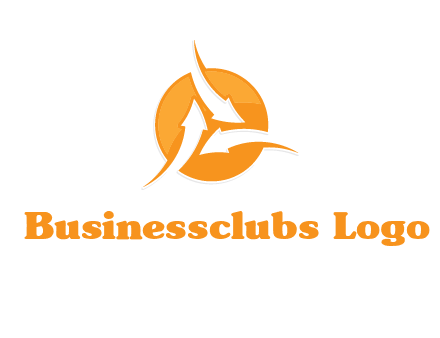 arrows inside circle logo