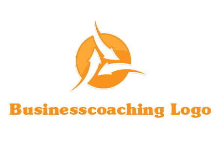 arrows inside circle logo