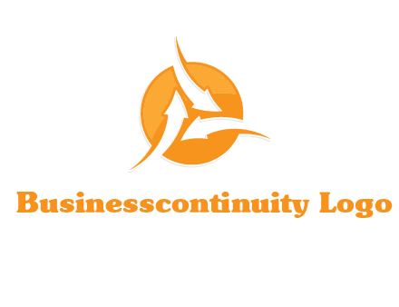 arrows inside circle logo