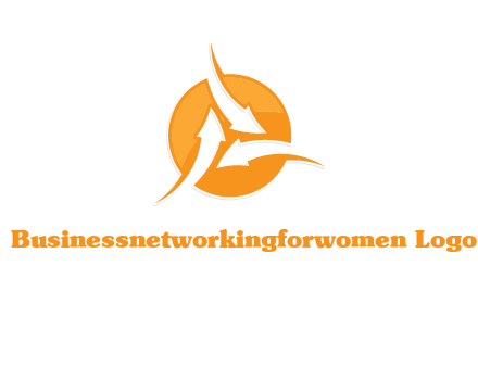 arrows inside circle logo