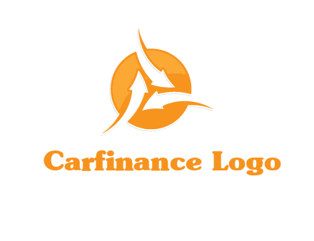 arrows inside circle logo