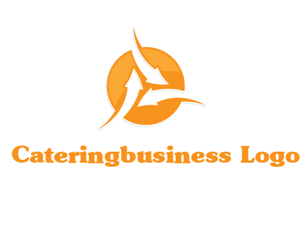 arrows inside circle logo