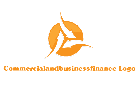 arrows inside circle logo