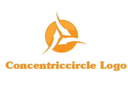 arrows inside circle logo