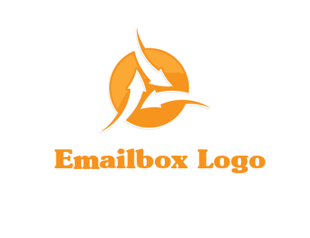 arrows inside circle logo