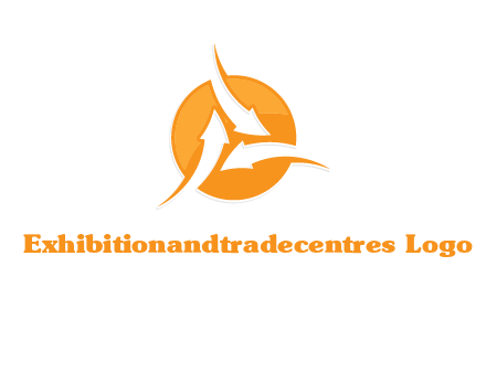 arrows inside circle logo
