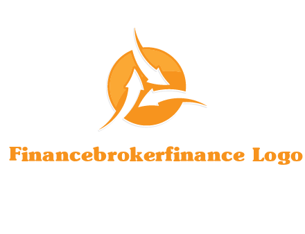 arrows inside circle logo