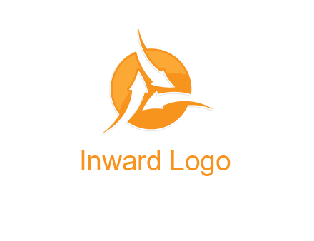 arrows inside circle logo