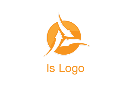 arrows inside circle logo