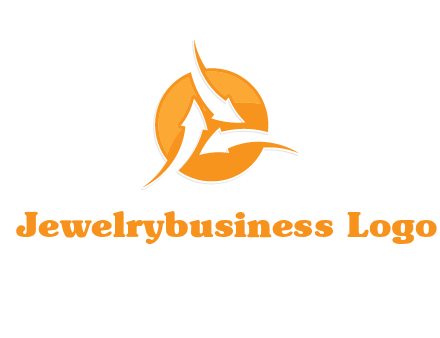 arrows inside circle logo