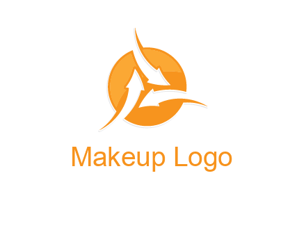 arrows inside circle logo
