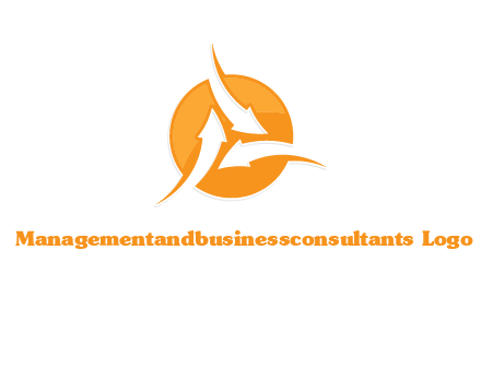 arrows inside circle logo