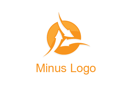 arrows inside circle logo