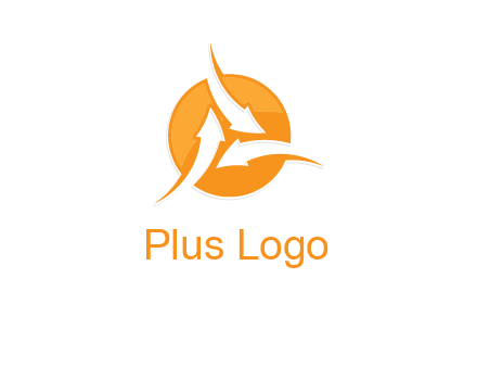 arrows inside circle logo