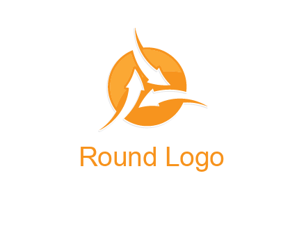 arrows inside circle logo