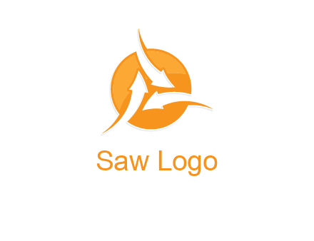 arrows inside circle logo
