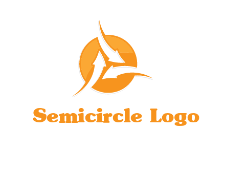 arrows inside circle logo