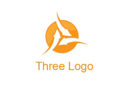 arrows inside circle logo
